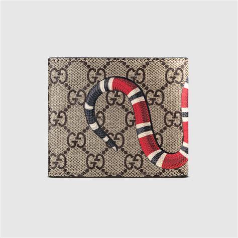 gucci supreme wallet nordstrom|gucci snake wallet men's.